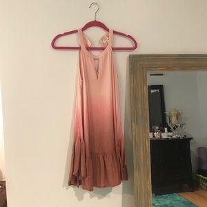 Pink ombré dress SZ SMALL